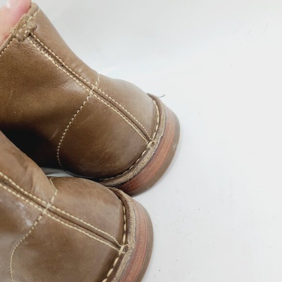 Cole Haan Men\'s‎ Brown Leather Glossy Classic Lace Up Ankle Chukka Boot Size 9M main image 8